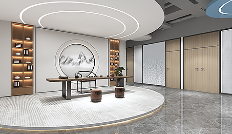 佛山纤姿蒂服饰办公室装修设计