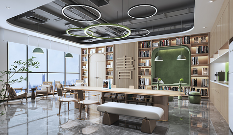 广州礼顺堂滋补品办公室装修设计